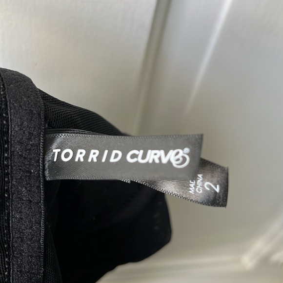 Torrid Unlined Lace Solid Racerback Black Bralette 2X - Picture 8 of 8